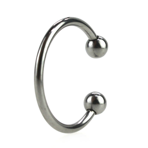 Steel Glans Ring With 2 Balls